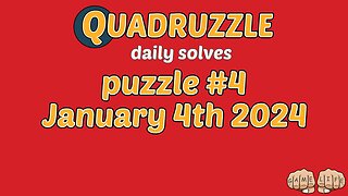 Daily Solve Puzzle #4