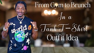 From Gym to Brunch in a Tank T-Shirt
