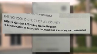 Lee County School District draft documents creating concerns around transgender students