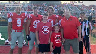 Football, friendship and life: Kimberly rallies around football standout with cancer