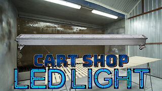 160W LED Creeper Cart Shop Light - 19200 Lumens - Low Profile & Durable Design