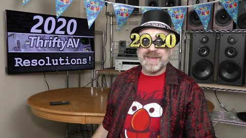 Happy New Year 2020 from ThriftyAV! | Eight New Years Resolutions for my YouTube Channel