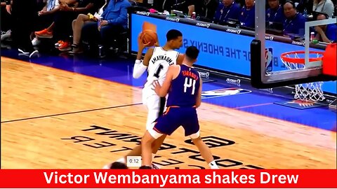 Victor Wembanyama shakes Drew Eubanks with nasty move and hits huge 3 vs Suns