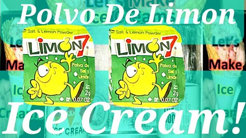 Ice Cream Making Polvo De Limon