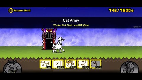 The Battle Cats - Duel Under the Stars - Vanguard (Hard)