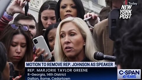 Marjorie Taylor Greene files motion to vacate House Speaker Mike Johnson