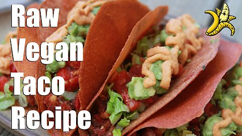 Taco Shell Recipe; Raw Vegan Taco Recipe!