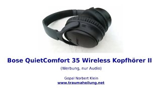 Bose QuietComfort 35 Wireless Kopfhörer II (Werbung)