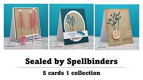 Sealed by Spellbinders | 5 Cards 1 Collection