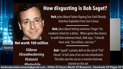 Bob Saget, Family TV Shows Are the Perfect Cover For Pedophilia or Satanic Ritual Abuse (SRA) + It Will Be Disheartening for People to See Who Else is Going to Be Exposed in the Future