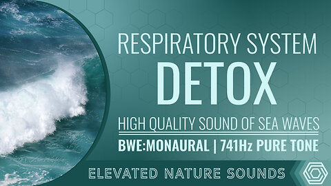 Respiratory System Detox 741 Hz Pure Tone with Monaural BWE 14.0Hz Alpha waves