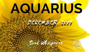 ♒ AQUARIUS ♒: You Are Being Blessed And Supported * December