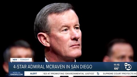 4-Star admiral McRaven in San Diego