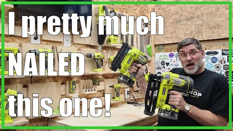 RYOBI Nailers and Staplers | UNBOXING and DEMONSTRATION | 2021/12