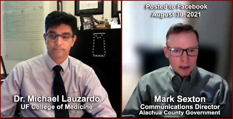 Dr. Michael Lauzardo Falsely Promotes Vaccines as SAFE and EFFECTIVE