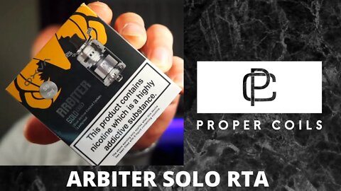 Arbiter Solo RTA by OXVA (MTL and RDL?)