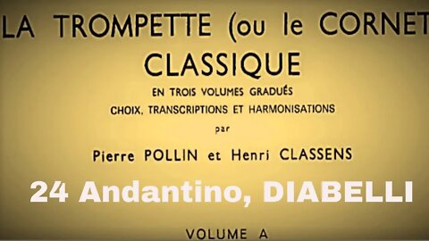 La Trompette Classique Volume A - 24 ANDANTINO Antonio DIABELLI