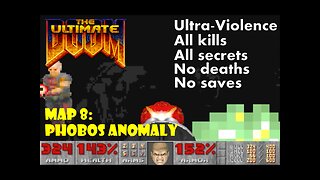 The Ultimate Doom (1995): Episode 1 — Knee-Deep in the Dead: Map 8 (E1M8) — Phobos Anomaly