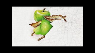 Como pintar Pera 🍐 Verde P/2 Pintura em Tecido