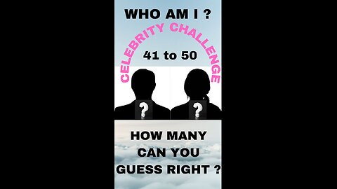 Who Am I Celebrity Challenge 41 to 50