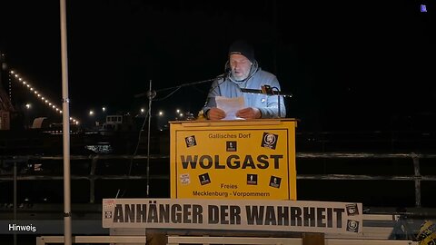 Wolgast - Stefan - bei fantastischem Herbstwetter Eröffnung der Versammlung 24-10-2023