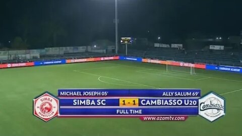 CAMBIASSO U-20 TOURNAMENT 2022: Magoli yote Simba SC U20 ikitoka sare dhidi ya Cambiasso U20