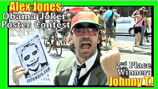 WALL ST. BOMBED! ( 2nd Place Winner: Alex Jones Obama Joker Poster Contest)