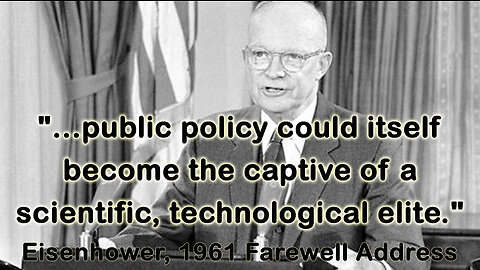 a scientific technological elite - Eisenhower