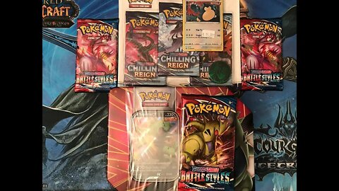 Chilling Reign is here! As well as some other goodies! (Pokemon booster pack opening)