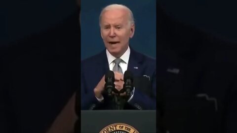 Biden: "We Control All Three Branches of the Government. Well, We Don't Really"