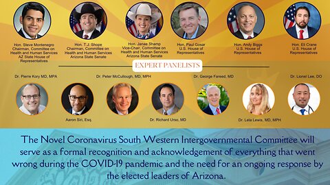 Day 2 |AZ Legislature Novel Coronavirus South Western Intergovernmental Committee