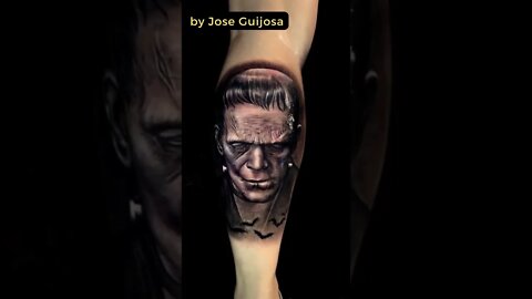 Stunning Work By Jose Guijosa #shorts #tattoos #inked #youtubeshorts