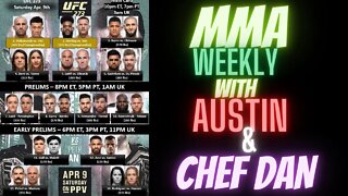 👊 MMA WEEKLY WITH AUSTIN & CHEF 🎙️️PODCAST UFC 273 preview Volkanovski vs. The Korean Zombie CARD