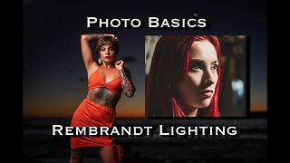 Photo Portrait Basics- How to Do Rembrandt Lighting