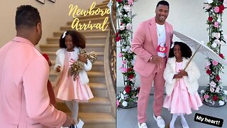 Russell Wilson Takes Daughter Sienna To The Daddy Daughter Dance! 💃🏾
