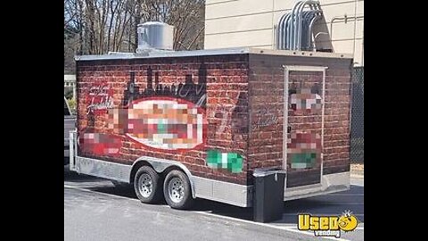 Well-Equipped 2022 - 8' x 16' Mobile Kitchen Food Trailer with Pro-Fire for Sale in Georgia