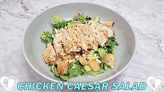 Chicken Caesar Salad | Tasty Salad Recipe TUTORIAL