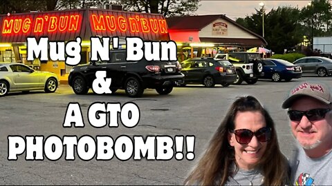 We Go To Mug N' Bun! A classic Indy drive up restaurant and get photobombed by a Classic GTO!