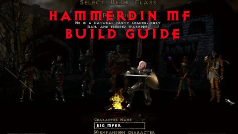 Magic Find HammerDin Build Guide | Diablo 2 Lord of Destruction