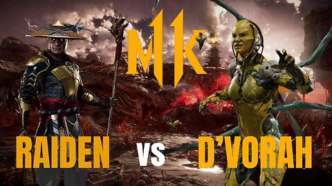Raiden vs D'vorah - MK11 Electrifying Battle of Thunder and Arachnids!