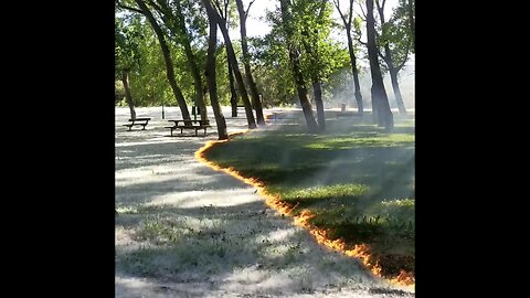 MYSTERIOUS FIRE🌲🔥🌳 BREAK OUT AT PARK IN CALAHORRA LA RIOJA SPAIN🌳🔥🌲💫