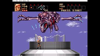 Contra: Hard Corps (Genesis) Playthrough - Sheena