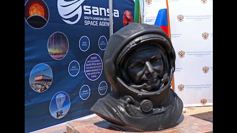 Unveiling of a monument for Russian cosmonaut Yuri Gagagarin