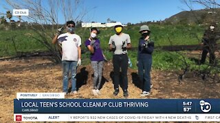 Carlsbad High School graduate begins cleanup movement