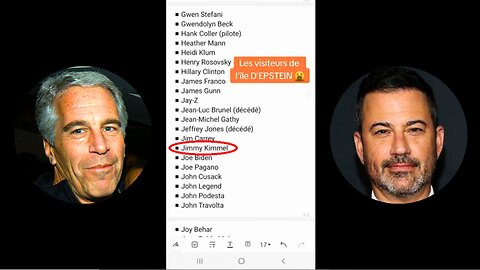 Epstein's List Read to Tune of Ricky Gervais with a Kimmel Kicker