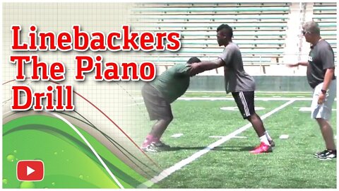 Football Linebacker Piano Drill featuring Coach Ron Roberts