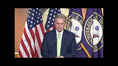 🔴WATCH: House Minority Leader Kevin McCarthy weekly press conference of 4/15/2021
