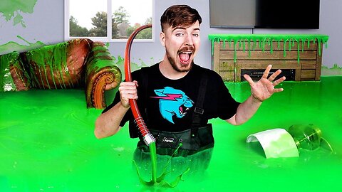 I Filled My Brother's House With Slime & Bought Him A New One