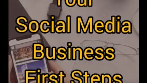 improve your social media business ...first steps