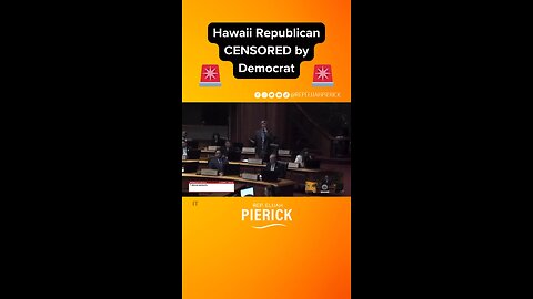 Hawaii Republicans CENSORED by Democrat